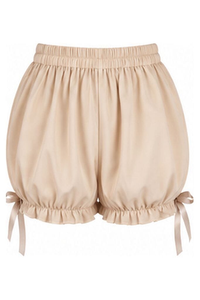 Beige Crepe Bloomers