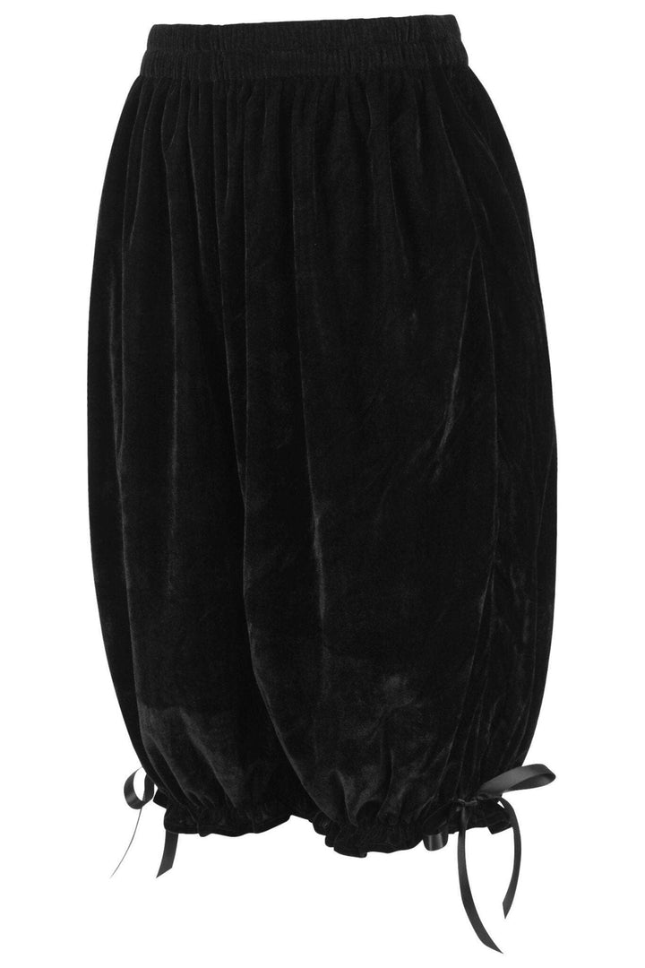 Black Velvet Long Bloomers