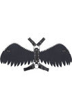 Black & White Layered Wing Body Harness