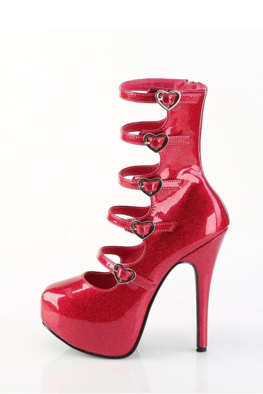 Bordello Bordello TEEZE-23 Ankle Boot in Fuchsia Patent