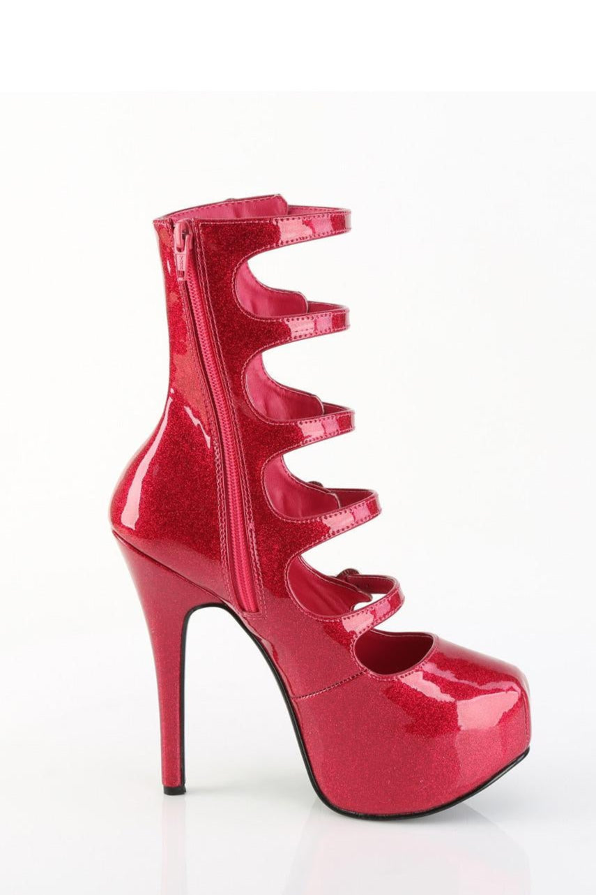Bordello Bordello TEEZE-23 Ankle Boot in Fuchsia Patent