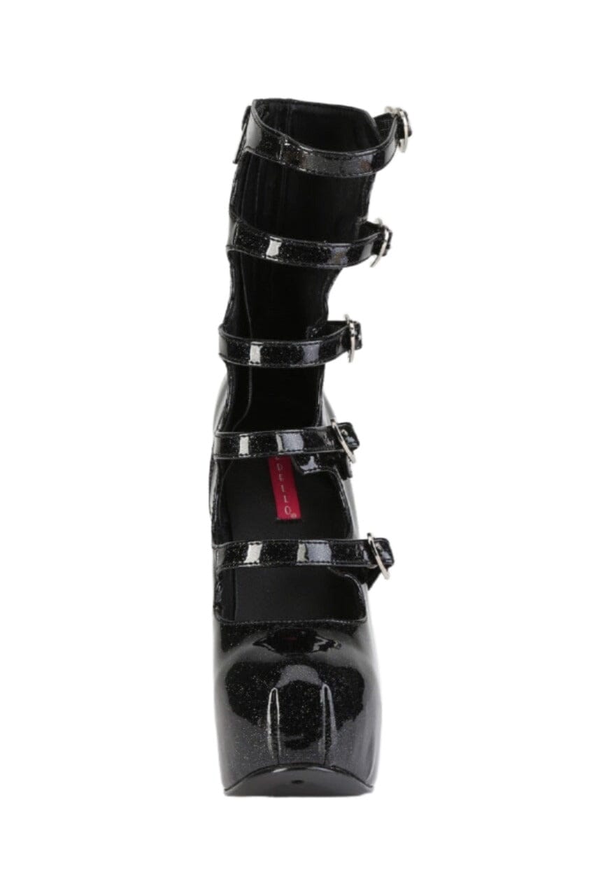 Bordello Bordello TEEZE-23 Ankle Boot in Black Patent