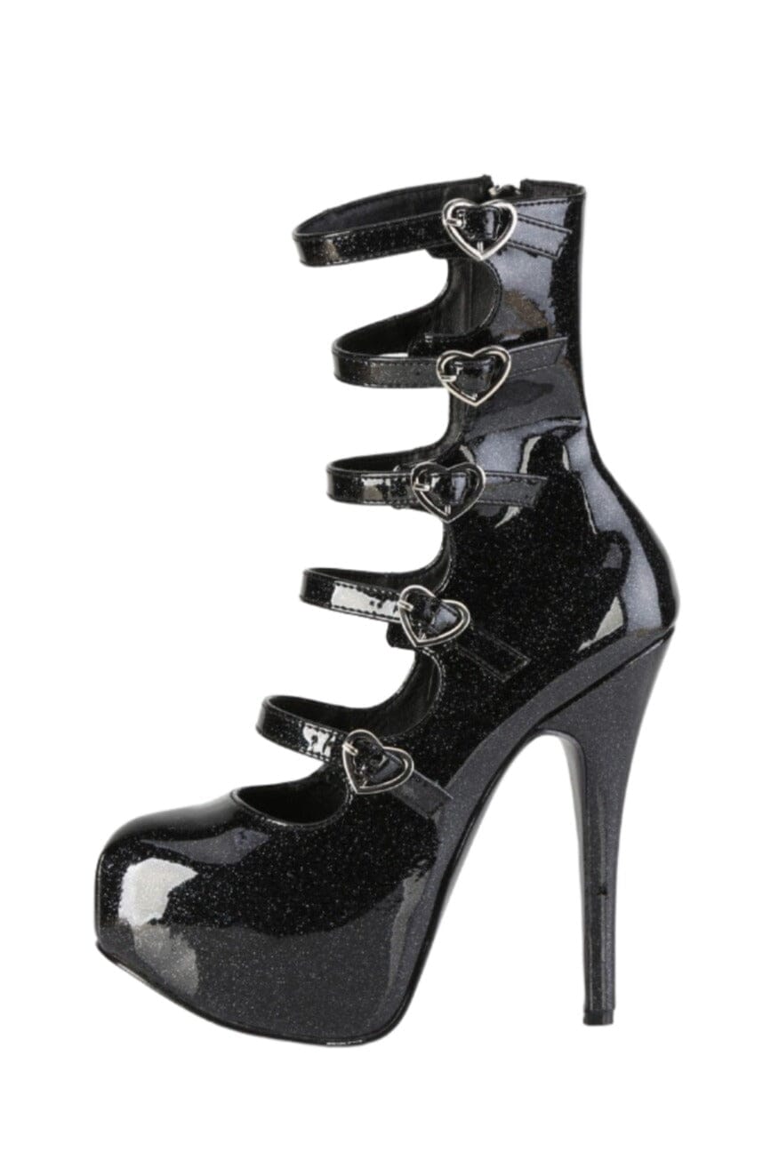 Bordello Bordello TEEZE-23 Ankle Boot in Black Patent