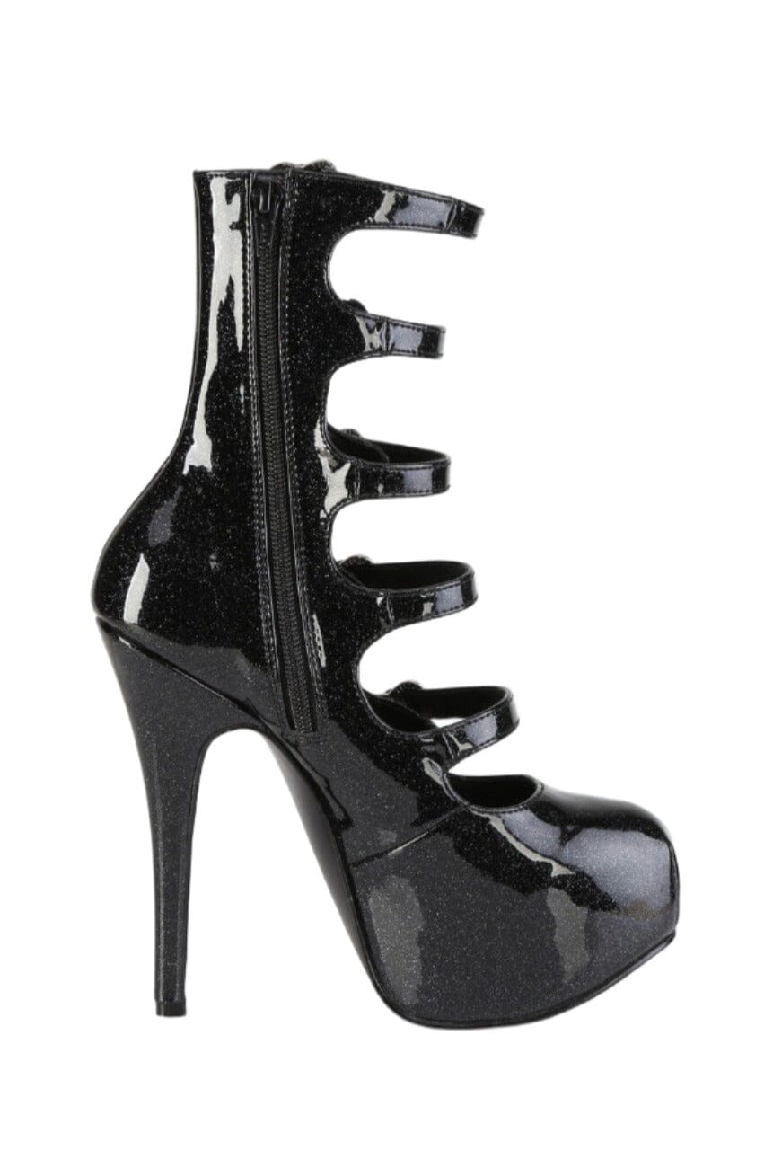 Bordello Bordello TEEZE-23 Ankle Boot in Black Patent