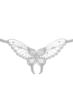 Butterfly Crotchless W/Pearl Sequin Detail