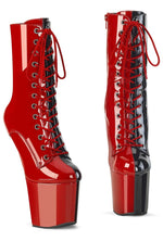 CRAZE-1040TT Red Patent Ankle Boot