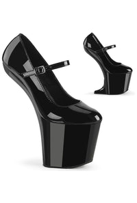 Pleaser CRAZE-880 Black Patent Pump in Black Patent from SexyShoes.com