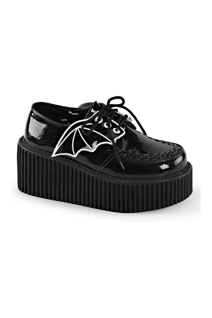 CREEPER-205 Black Glitter Creeper