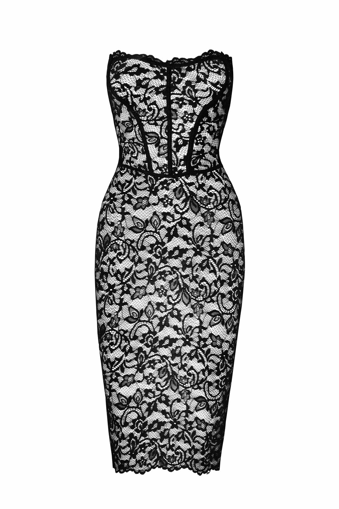 Noir Handmade Catalyst Lace Up Mini Dress in Black 