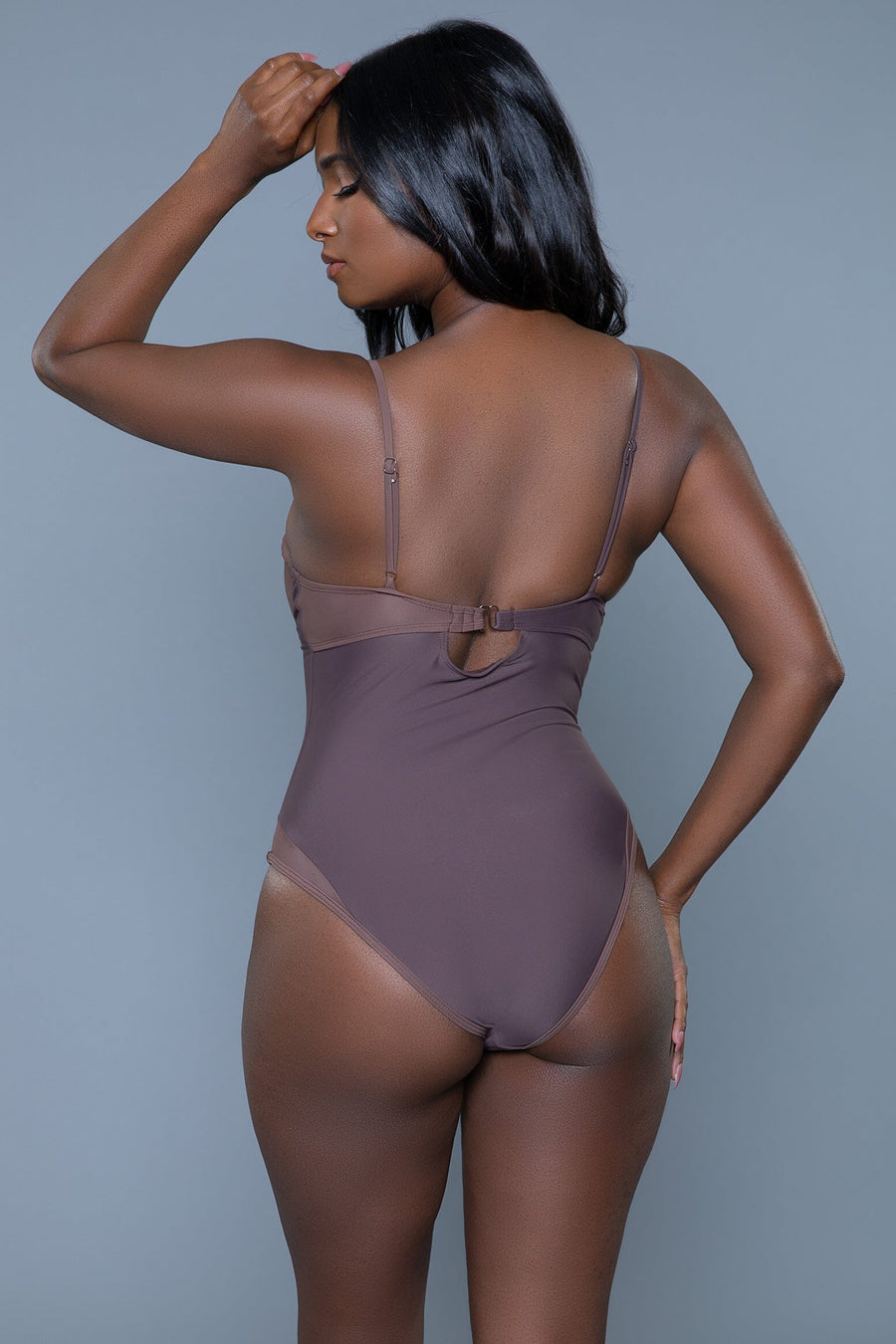 Charlotte Padded Cups W/Adjustable Straps Swimsuit-One Piece Swim-SEXYSHOES.COM