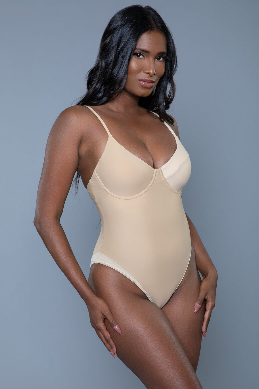 Charlotte Padded Cups W/Adjustable Straps Swimsuit-One Piece Swim-SEXYSHOES.COM