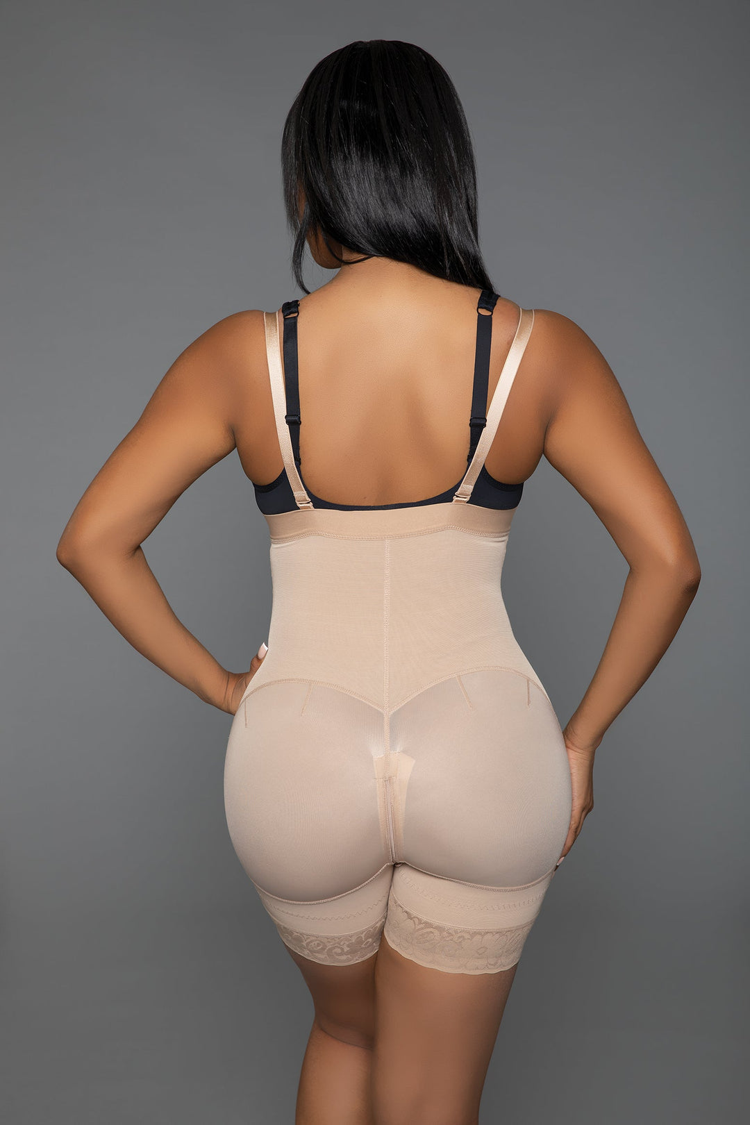 BeWicked Cinch Me In Butt Lifting Tummy Control Bodyshaper Shorts in Nude 