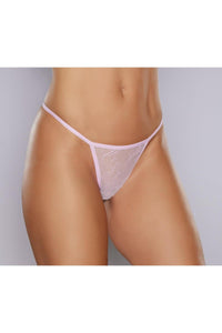 Adore Lingerie Cloud 69 Mesh Thong in Pink  from SexyShoes.com