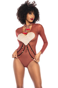 Mapale Costume Sexy Babe Reindeer in Brown  from SexyShoes.com
