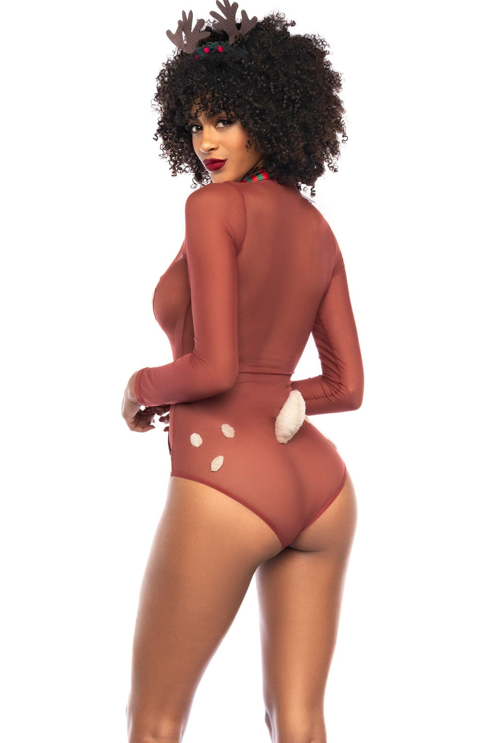 Mapale Costume Sexy Babe Reindeer in Brown 