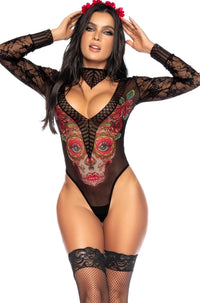 Mapale Costume Sexy Catrina in Black  from SexyShoes.com