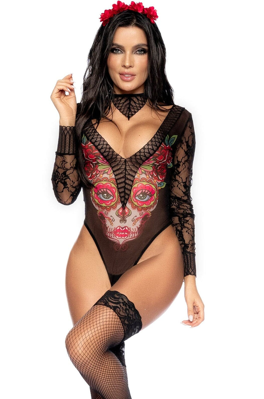 Mapale Costume Sexy Catrina in Black 
