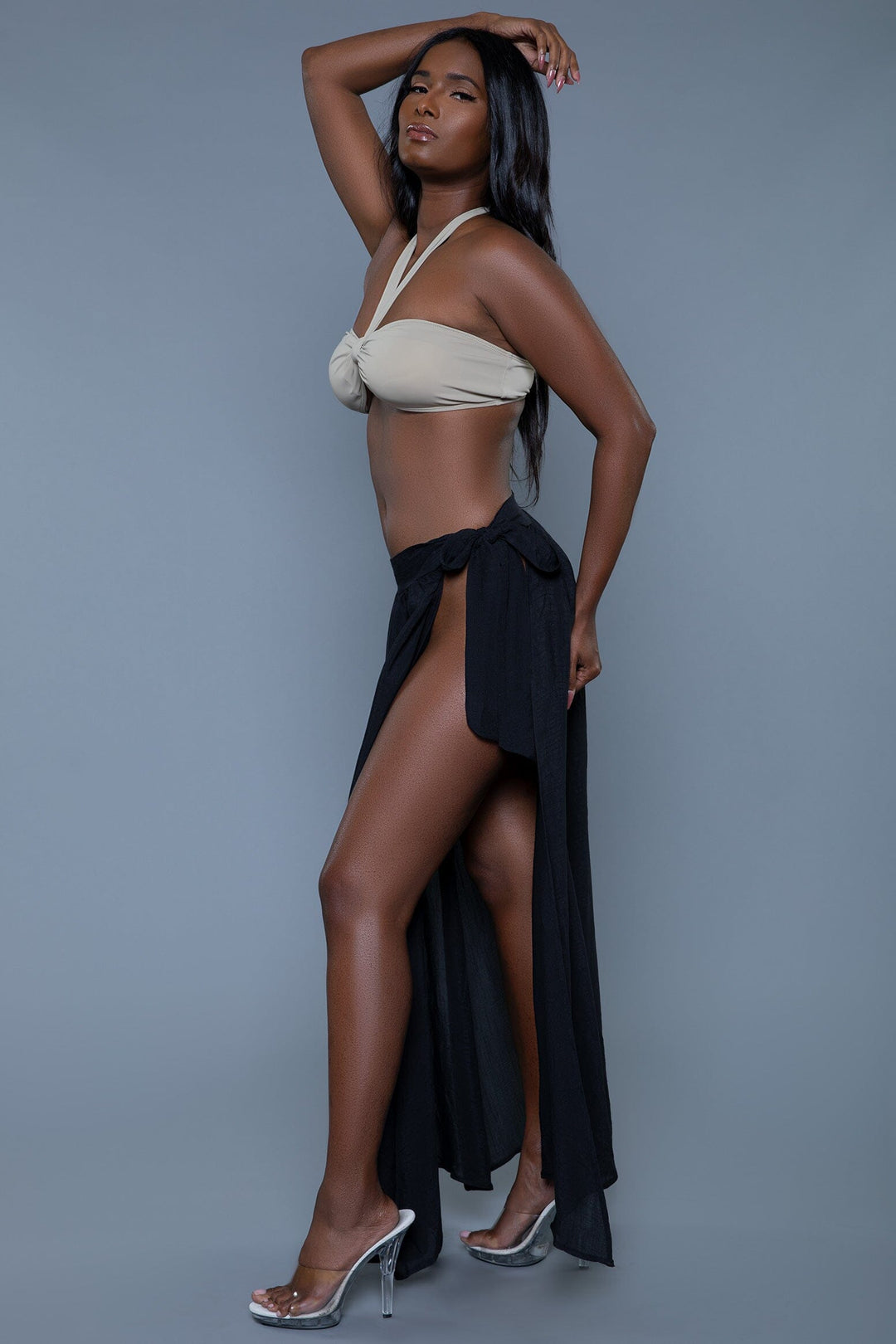 BeWicked Cover up Skirt in Black 