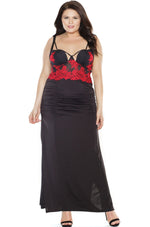 Crimson Diva Gown