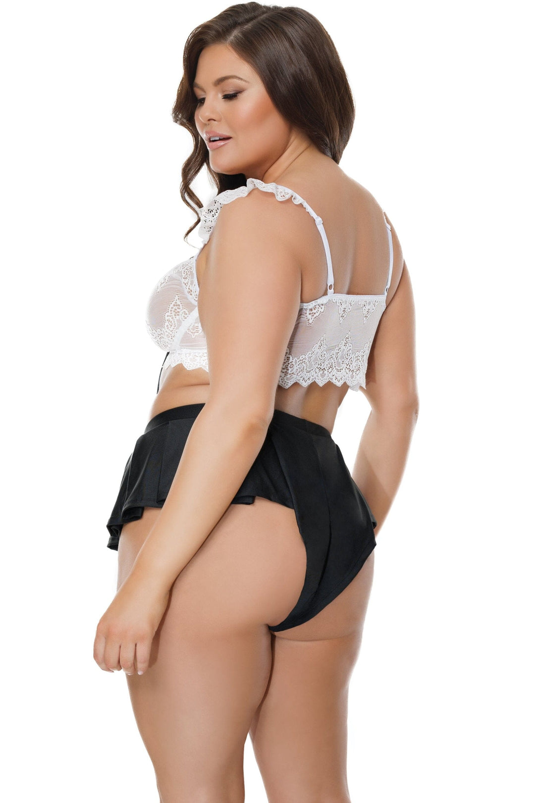 Crop top & shorts set-Lingerie Sets-SEXYSHOES.COM