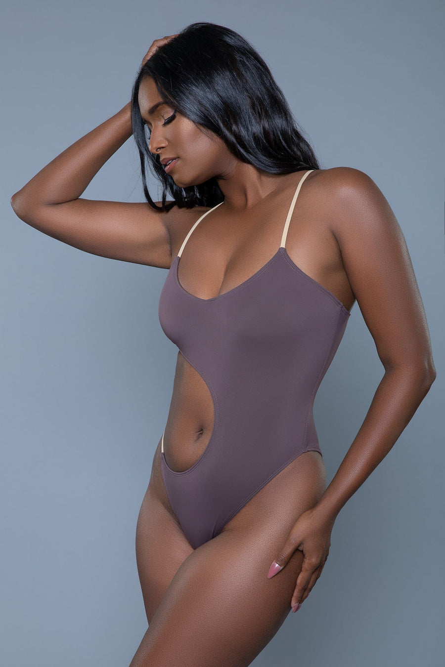 BeWicked Cut out One Piece in Brown 