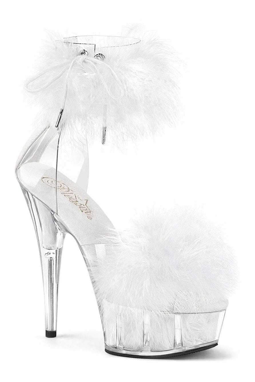 Pleaser Clear Sandals Platform Stripper Shoes | Buy at Sexyshoes.com
