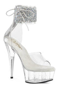 DELIGHT-624RS-02 Clear Vinyl Sandal