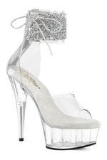 DELIGHT-624RS-02 Clear Vinyl Sandal
