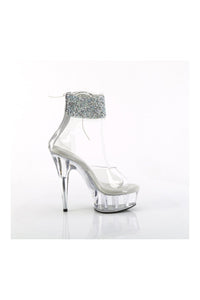 Pleaser DELIGHT-624RS-02 Clear Vinyl Sandal in Clear Vinyl
