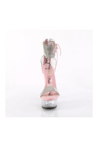 Pleaser DELIGHT-627RS Clear Vinyl Sandal in Clear Vinyl