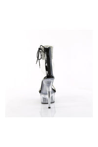 Pleaser DELIGHT-627RS Clear Vinyl Sandal in Clear Vinyl