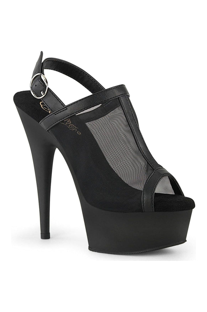 Pleaser Black Sandals Platform Stripper Shoes | Buy at Sexyshoes.com