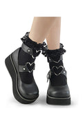 DH-10 Black Nylon Ankle Socks