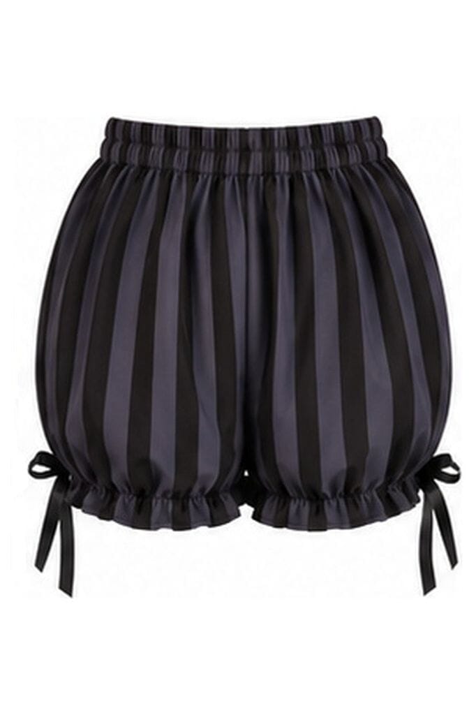 Dark Gray/Black Striped Bloomers