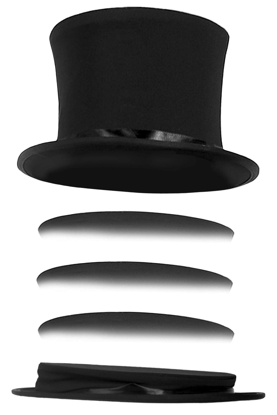 Deluxe Collapsible Top Hat-Costume Hats-SEXYSHOES.COM