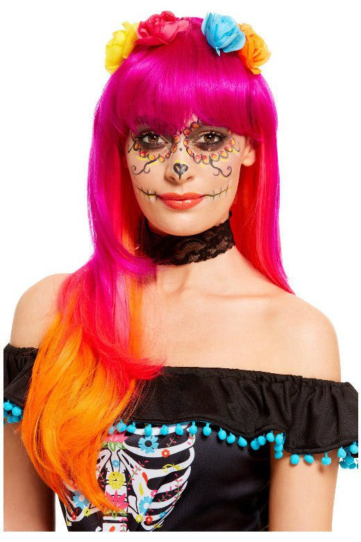 Deluxe Day of the Dead Wig