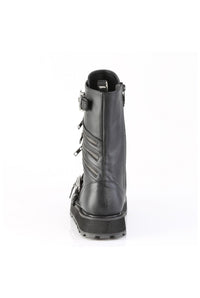 Demonia  VALOR-240 Knee Boot in Black Faux Leather