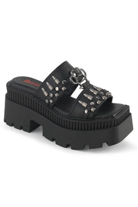 Demonia  WRATH-08 Slide in Black Vegan Leather from SexyShoes.com