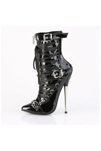 Devious Devious DAGGER-1032 Ankle Boot in Black Patent