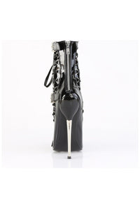 Devious Devious DAGGER-1032 Ankle Boot in Black Patent