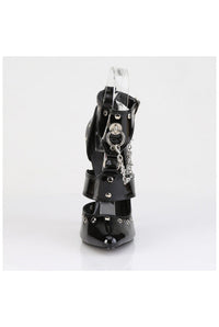 Devious Devious DOMINA-118 Sandal in Black Patent