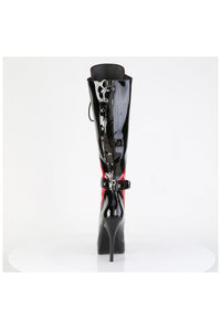Devious Devious INDULGE-2028 Knee Boot in Black Patent