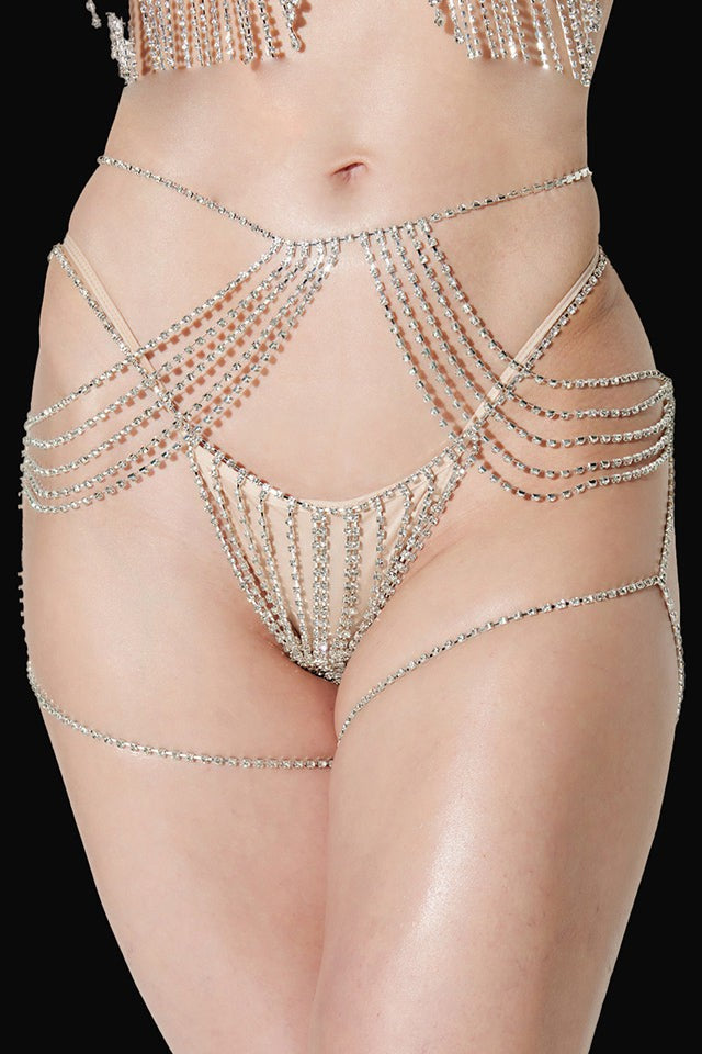 Diamond Drape Garter