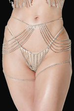 Diamond Drape Garter