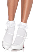 Diem Lace Ruffle Anklet Socks