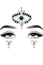 Divinity Adhesive Face Jewels Sticker And 2 Body Glitter Packets