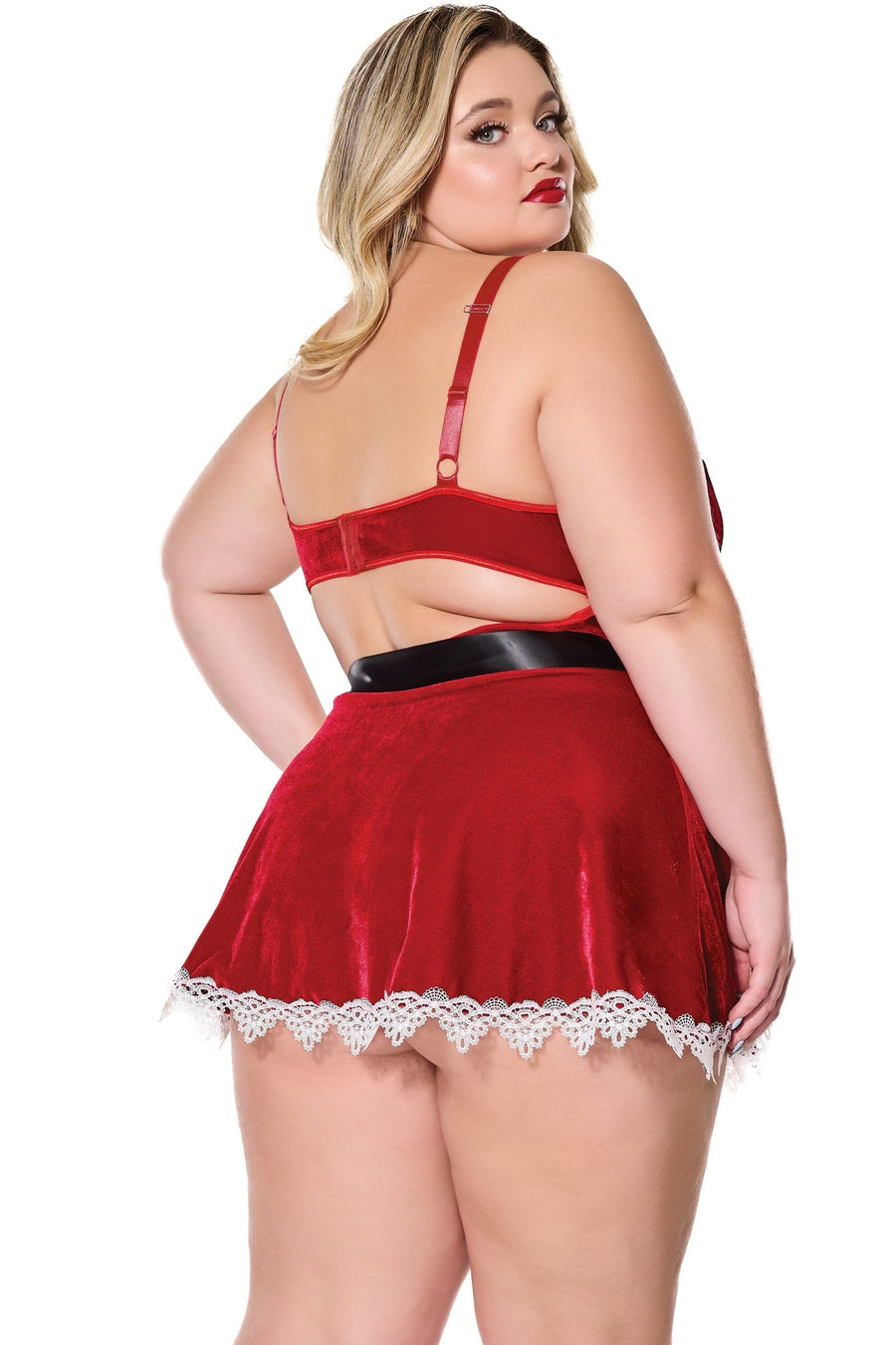 Coquette Dress in Red 