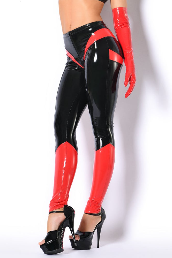 EMBRASEMENT DATEX RED & BLACK PANTS