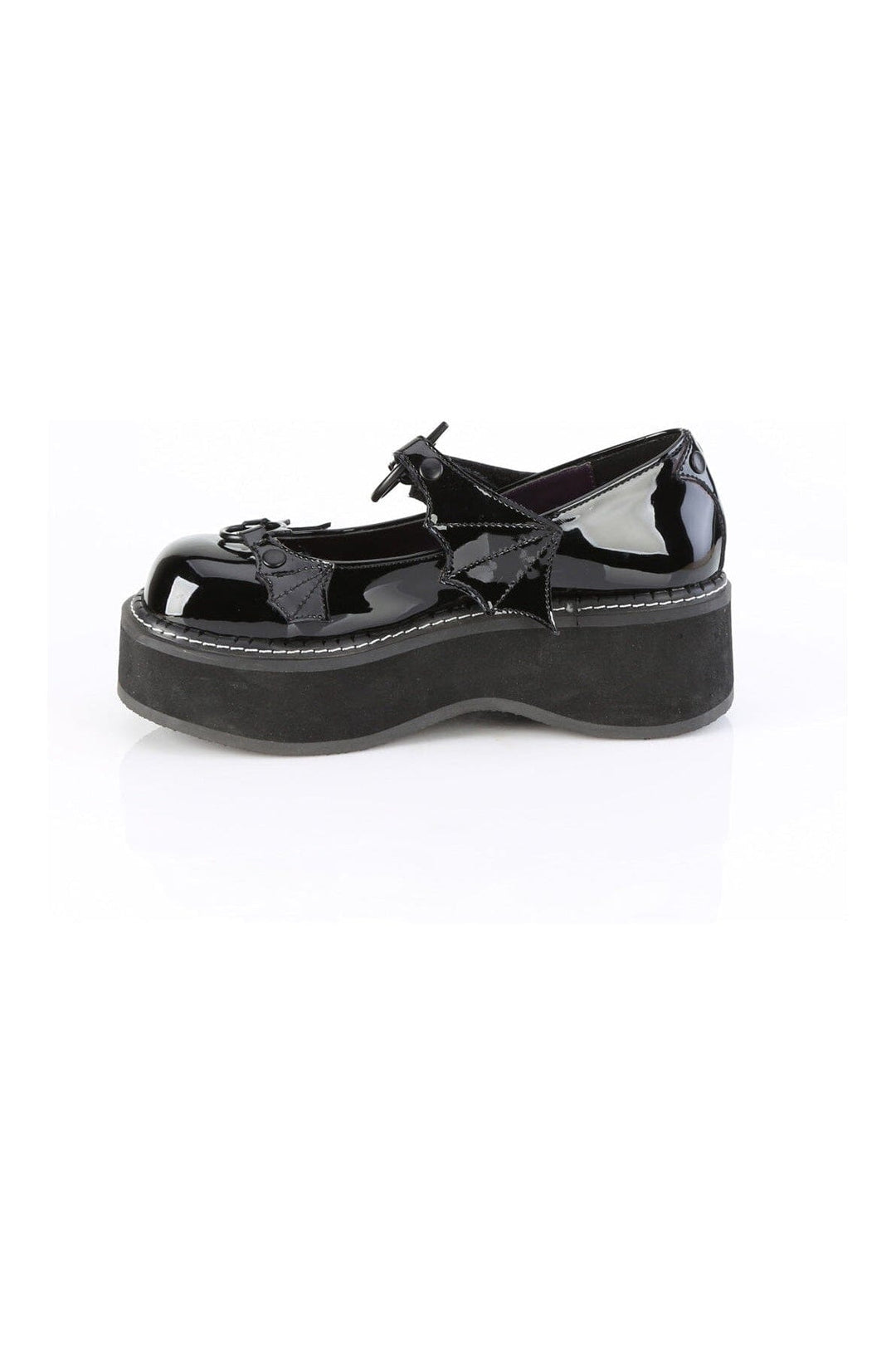 Demonia EMILY-23 Black Patent Mary Jane in Black Patent