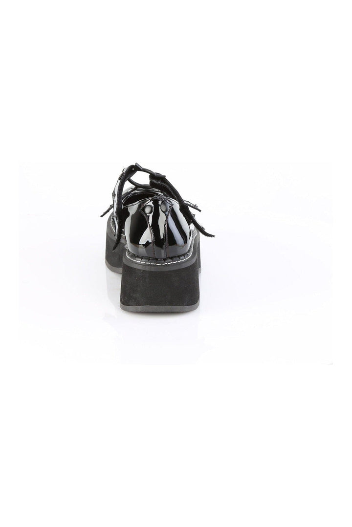 EMILY-23 Black Patent Mary Jane